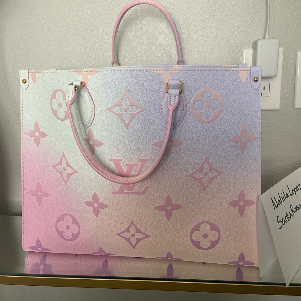 louis vuitton on the go sunrise pastel